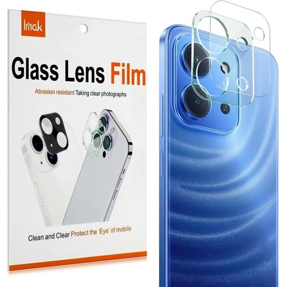 IMAK Xiaomi Redmi 15C Kamerabeskyttelse Hærdet Glas - Gennemsigtig