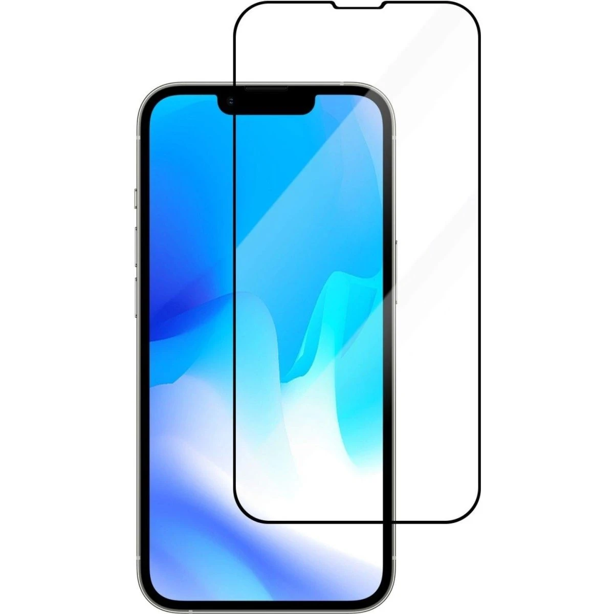 Champion Skærmbeskytter til iPhone 13/13 Pro/14 - Sort