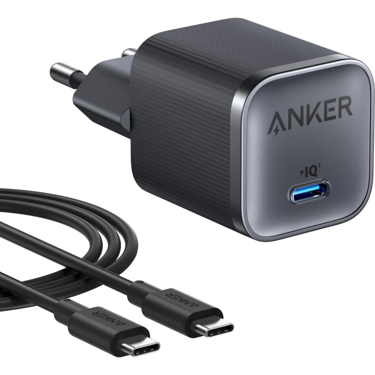 Anker Nano 45W USB-C Hurtigoplader med 1,8 m kabel