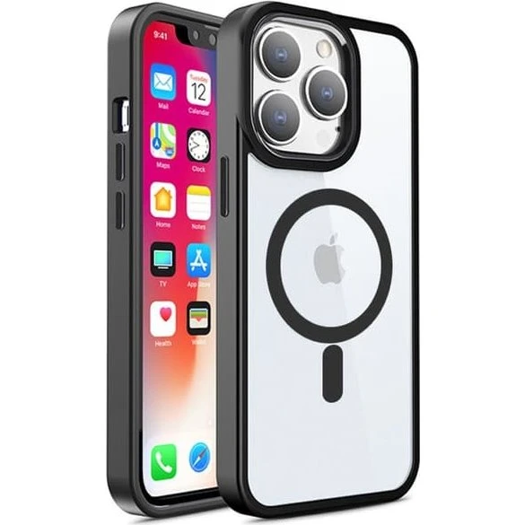 Silikone-etui til iPhone 14-serien med MagSafe – Sort