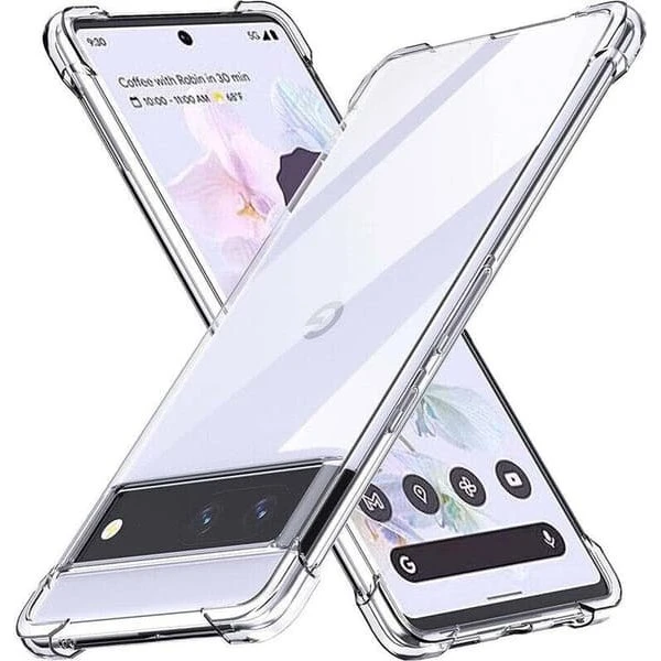 Google Pixel 7a etui - Ekstra stødsikker, gennemsigtig TPU