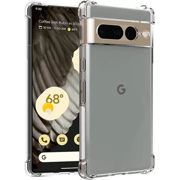 Google Pixel 7 Pro ekstra stødsikker skal - Transparent TPU