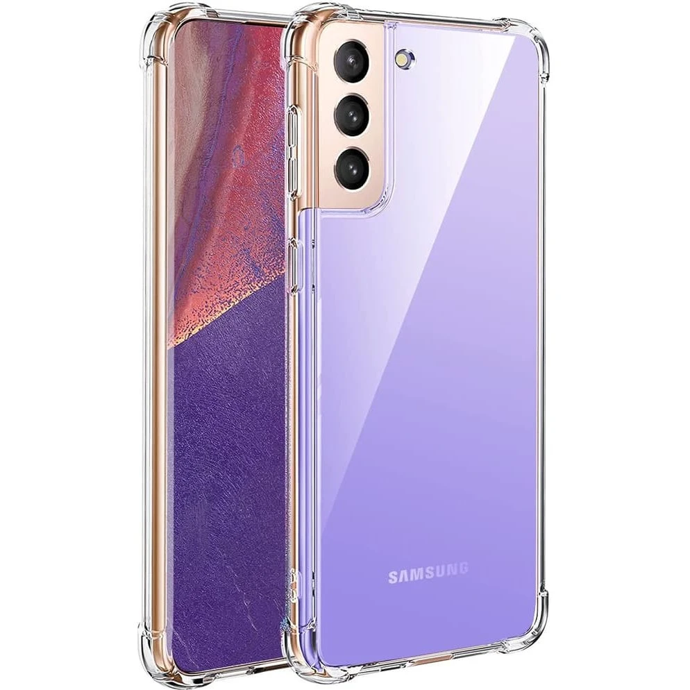 Samsung Galaxy S21 FE Etui - Gennemsigtig & Stødsikker TPU