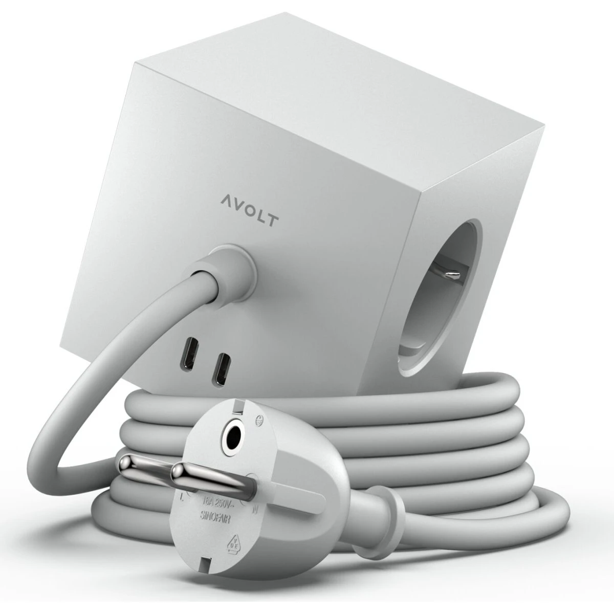 Avolt Square 1 USB-C & Magnetisk Grenudtag 30W - Gotland Gray