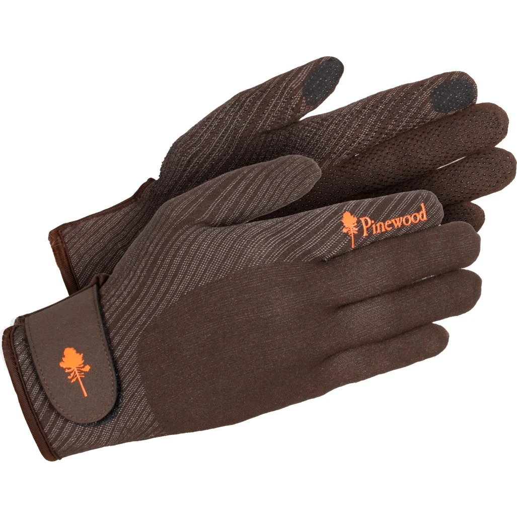 Pinewood Hunters Stretch Extreme Handsker - Mossgreen/D.Brown, XL/2XL