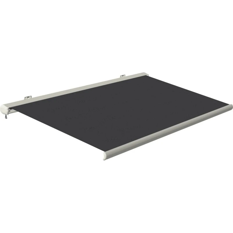 Outfit Liana markise hellukket m/motor 4,8x3 m hvid/grå