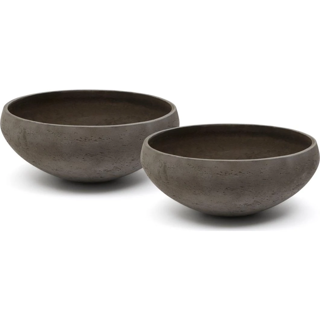Kave Home Nura Plantekrukkesæt, 2 stk, Terracotta, Ø55,5 cm