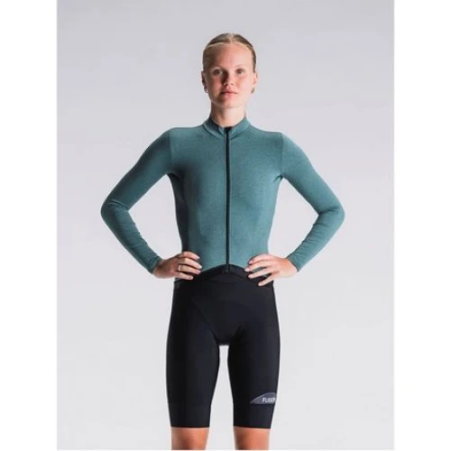 FUSION Womens Light LS Cycling Jersey - Grøn