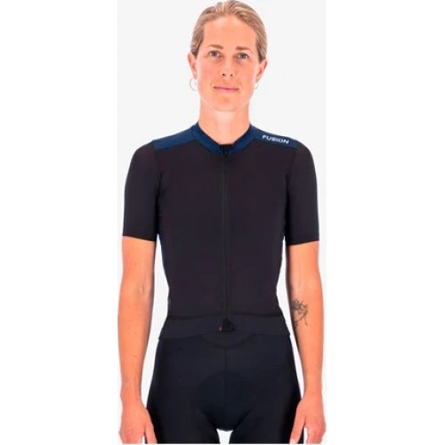 FUSION Womens Cycling Jersey - Dark Night Blue