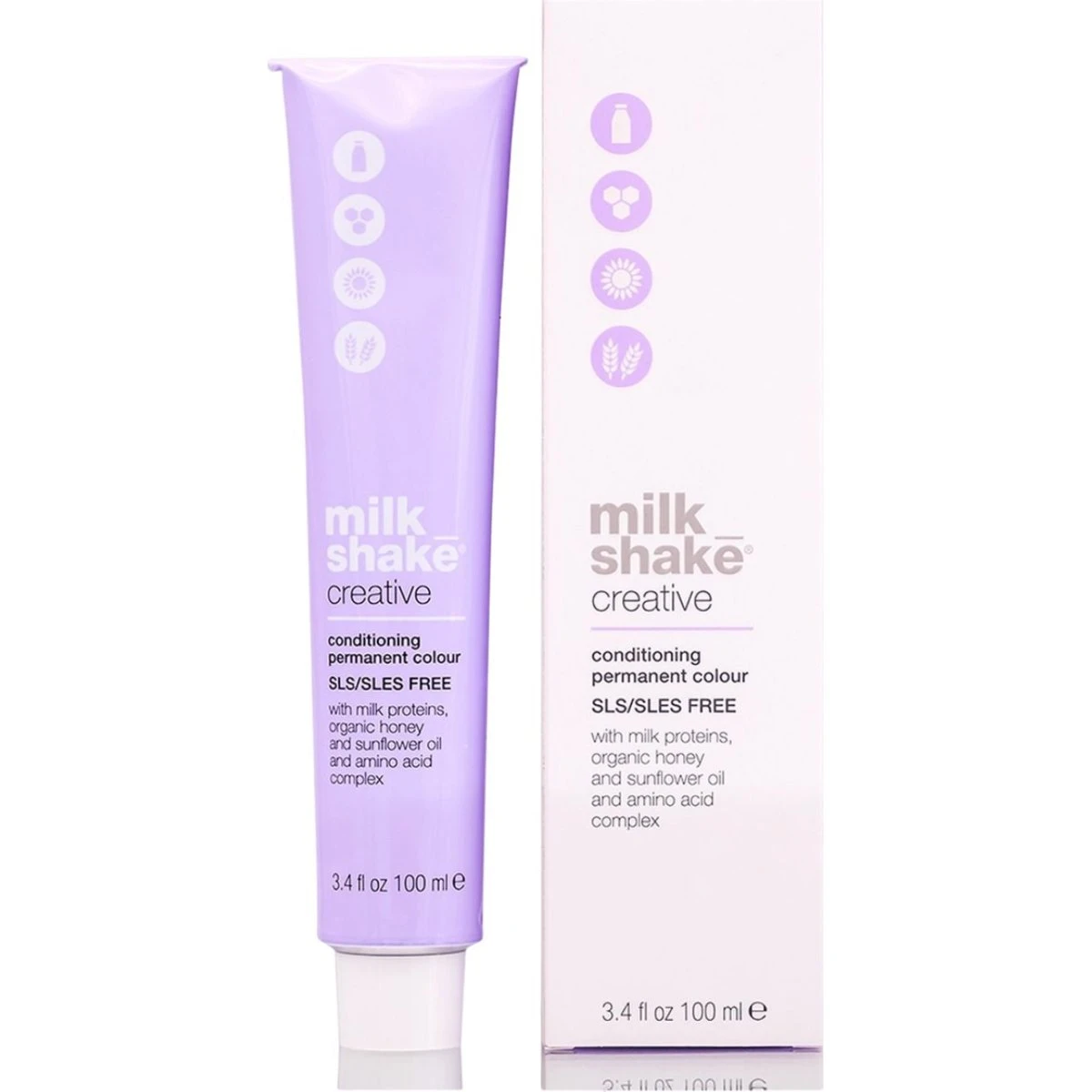 Milk Shake Creative Hårfarve 5.35 Lys Guld Mahogni Brun 100 ml