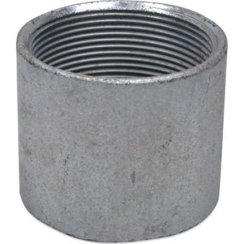 Smedet muffe, galvaniseret 3/4