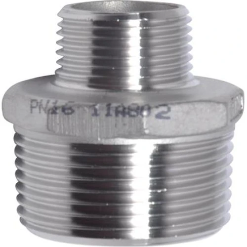 Brystnippel 3/4 x 1/2 AISI 316 rustfri stål