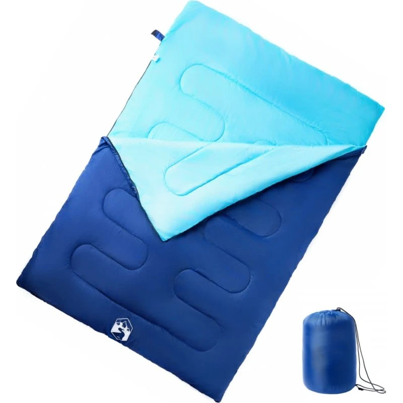 Dobbelt sovepose med puder 3-4 årstider til voksne