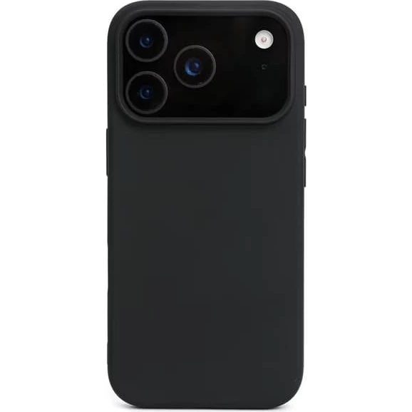 iPhone 17 Pro Silikoneetui - Mat Sort med Kamerabeskyttelse