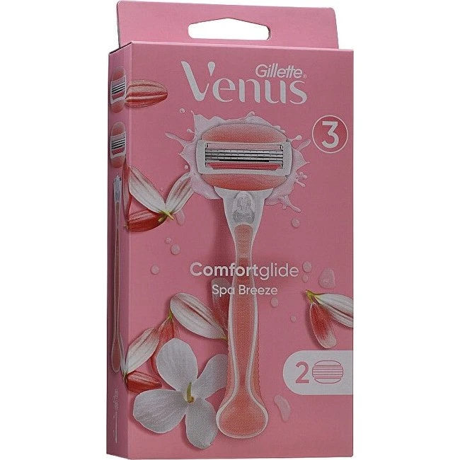 Gillette Venus ComfortGlide Spa Breeze Damebarbermaskine + 2 blade