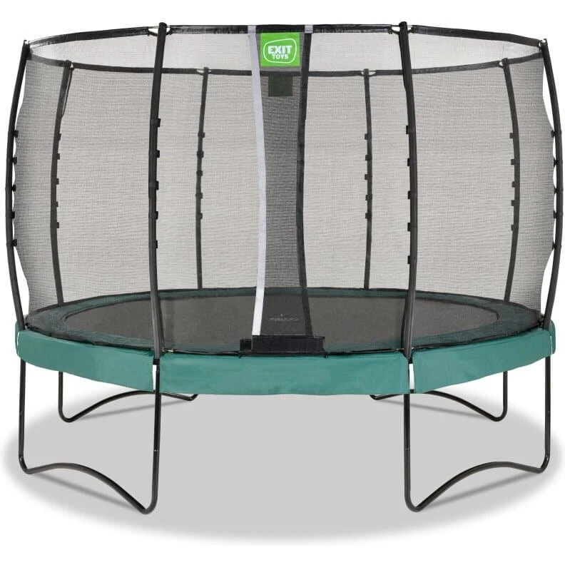 EXIT Allure Premium trampolin Ø427 cm – grøn