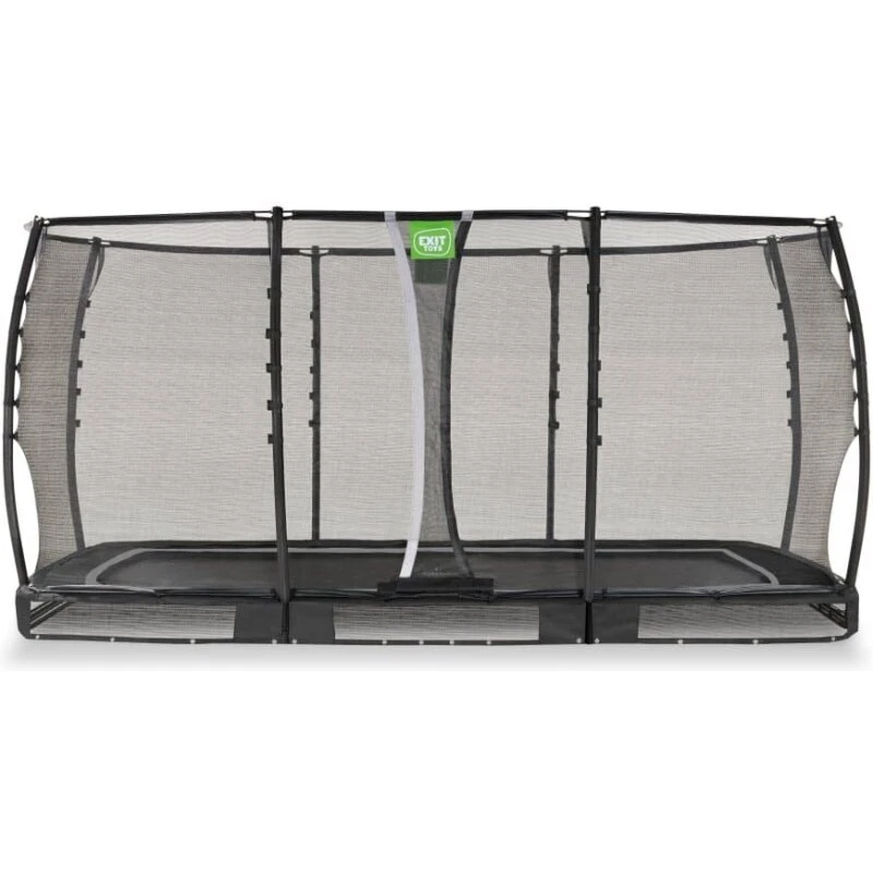 EXIT Allure Premium nedgravet trampolin 244x427 cm, sort