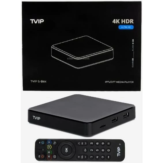 TVIP S-Box 605 SE 4K Streaming Enhed med WiFi