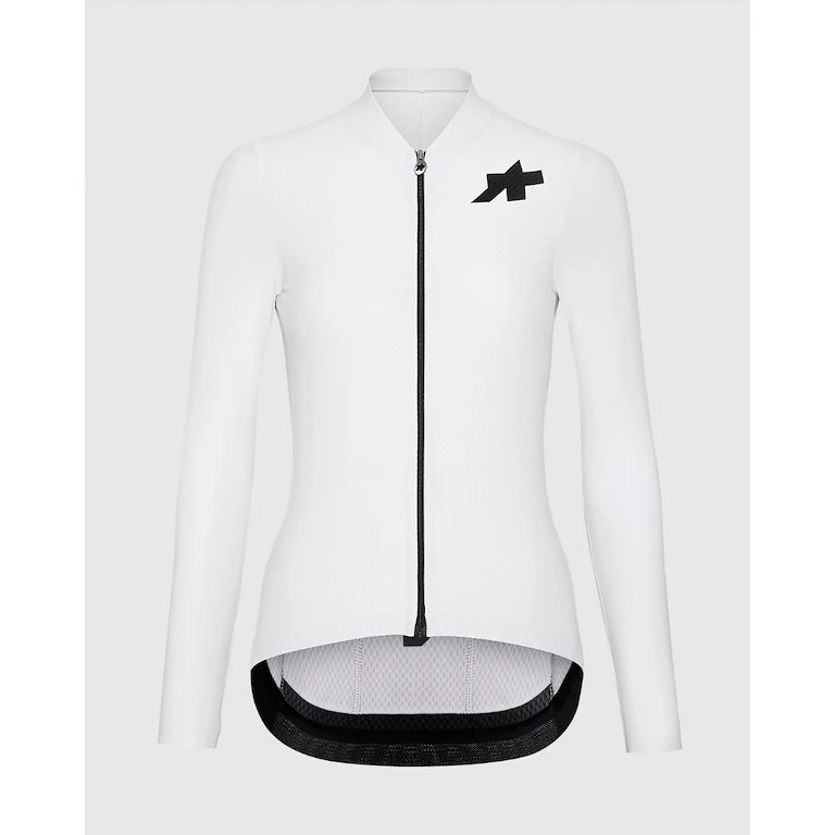 Assos UMA GT EVO langærmet cykeltrøje S11 hvid dame