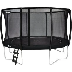 Etan Premium rund trampolin med sikkerhedsnet - grå