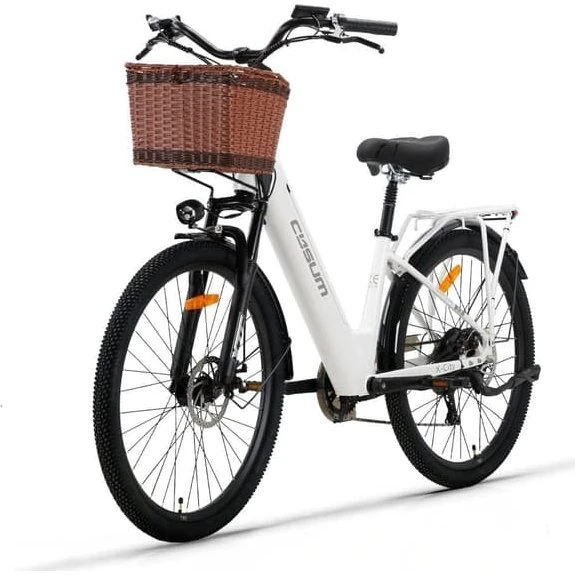 Cysum X-city Elektrisk Cykel - 26'' - Hvid
