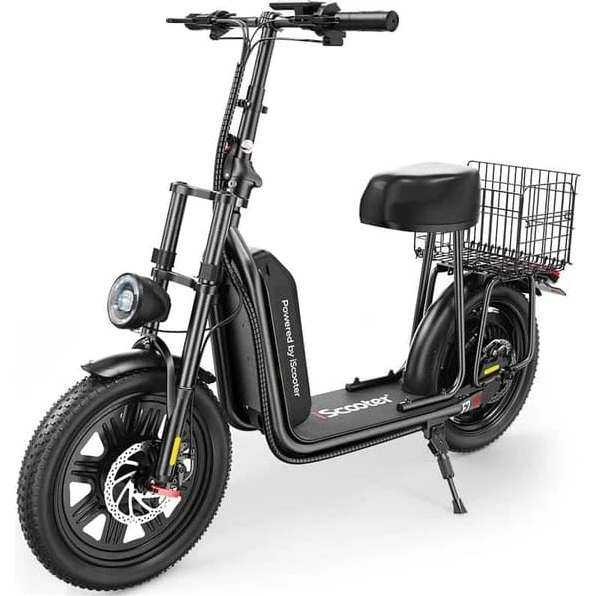 iScooter F7 Elektrisk Scooter - 1000W, 50 km rækkevidde, 16" dæk