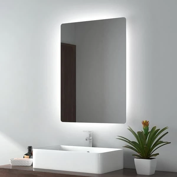 EMKE LED Badeværelsesspejl 70x50 cm - 6500K IP44