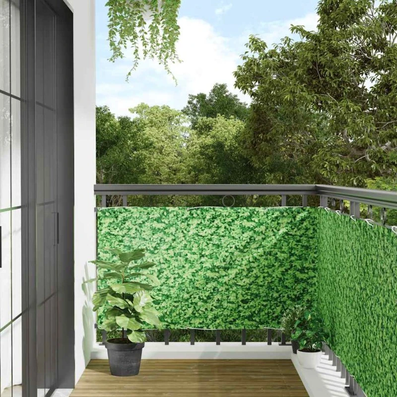 Altanafskærmning 500x90 cm PVC - plantedesign grøn
