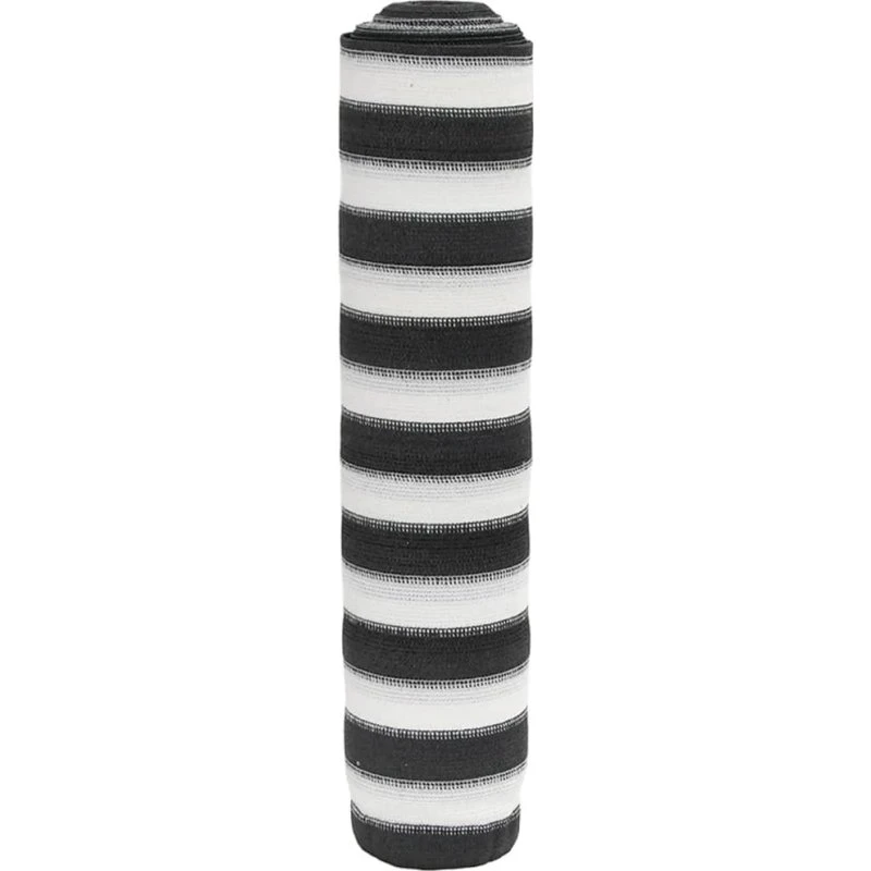 HDPE afskærmning 1,8x10 m – antracit/hvid 75 g/m²