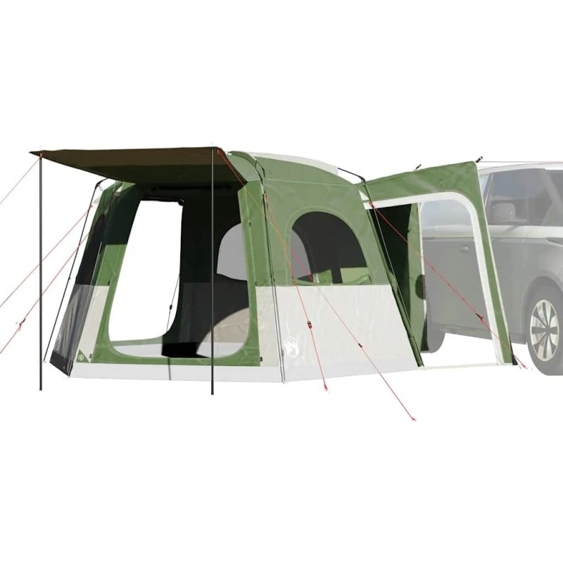 4-personers vandtæt bilfortelt, grøn