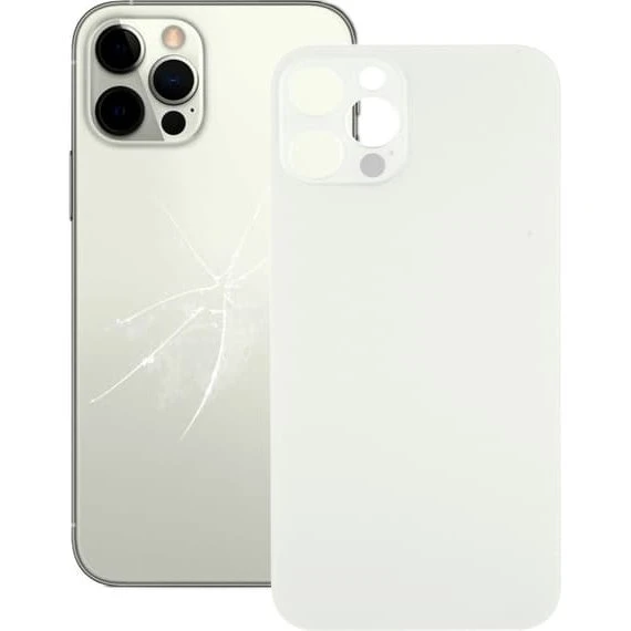 iPhone 12 Pro Bagcover (Intet Logo) - Hvid
