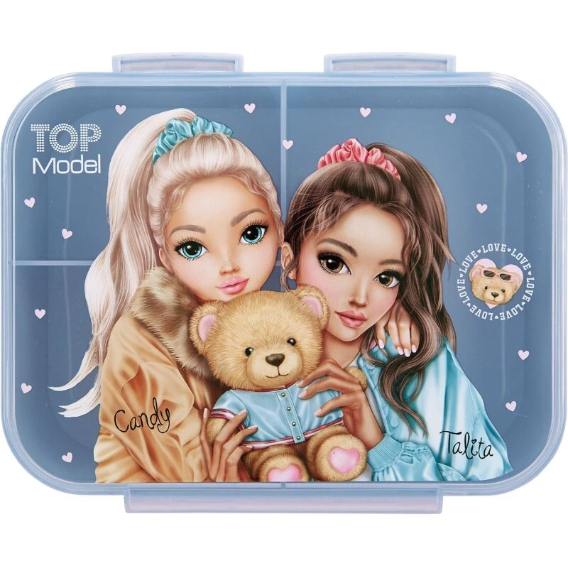 TOPModel Team Teddy Madkasse lyserød – 3 rum