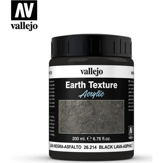 Vallejo Diorama Effects: Black Lava-Asphalt (200 ml)