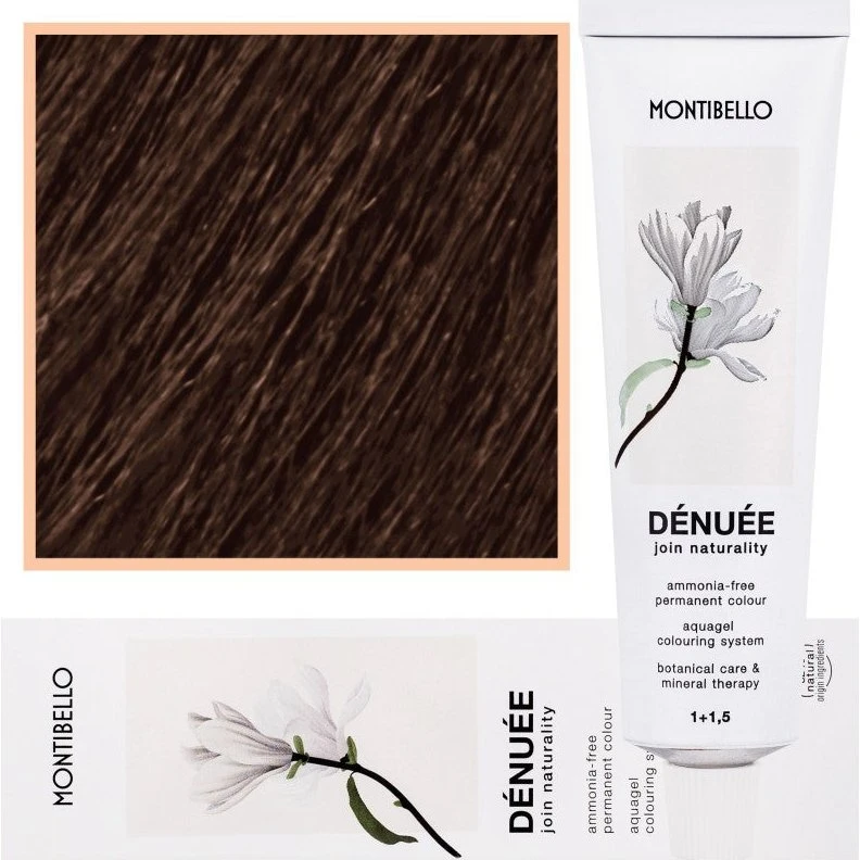 Montibello Denuee Hårfarve 6,60 Mørkebrun Blond Naturale 60 ml