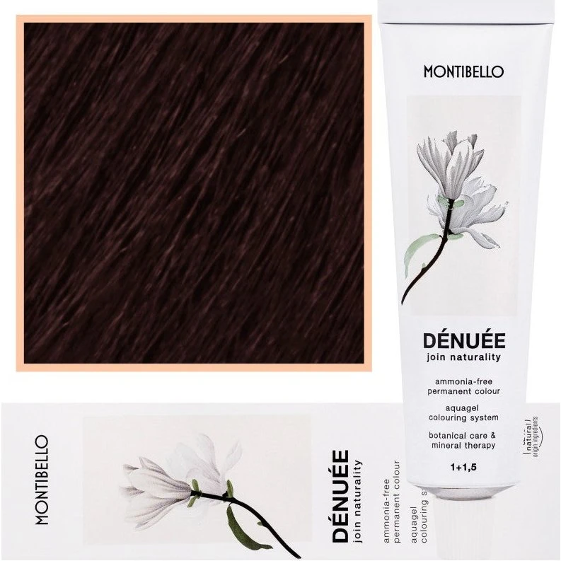 Montibello Denuee Hårfarve 4.60 Mellembrun Naturale 60 ml