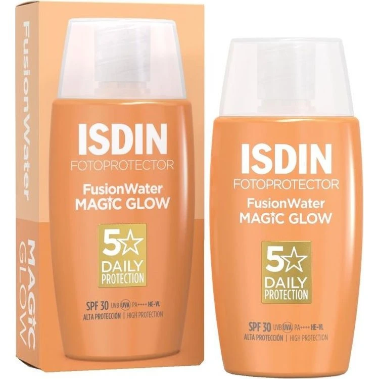 Isdin Fusionwater Magic Glow SPF 30 Ansigtsbeskyttelse 50 ml