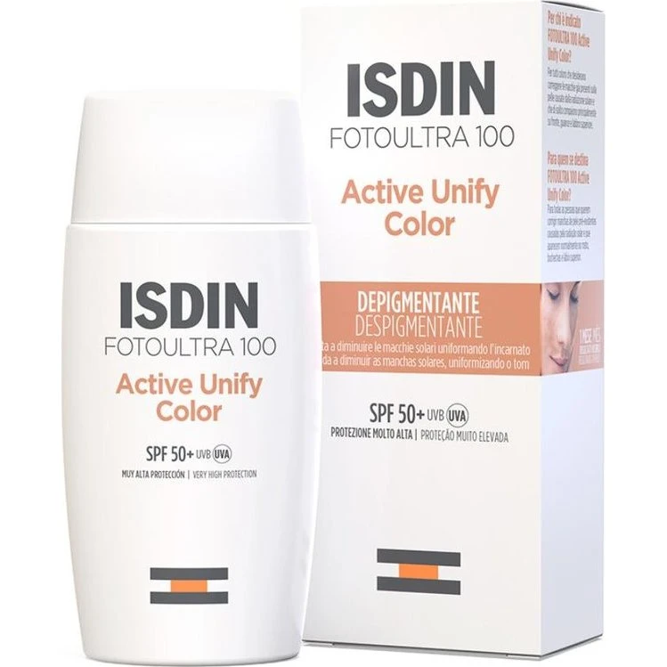 Isdin Fotoultra 100 Active Unify Color SPF 50, 50 ml