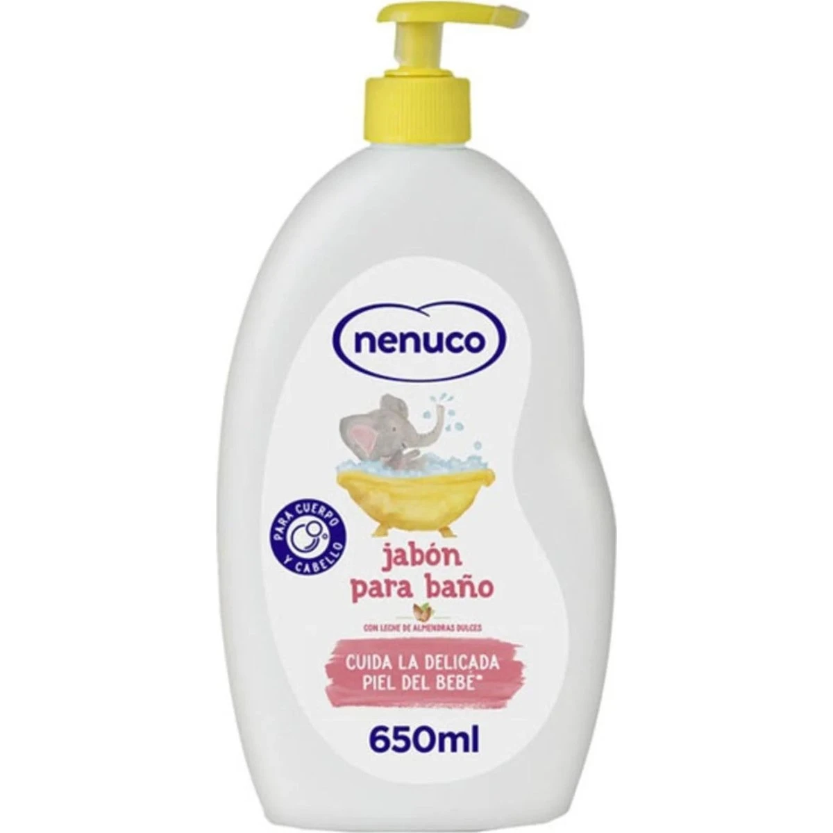 Nenuco Fugtgivende Bad med Sød Mandelmælk, 650ml