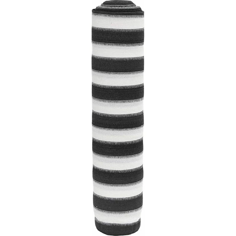 Afskærmning HDPE 2x25 m 150 g/m² – Antracit/Hvid