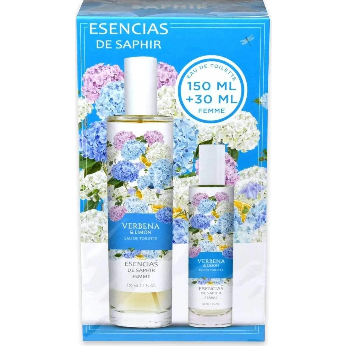 Saphir Esencias EDT Sæt - 150 ml + 30 ml Verbena & Citron