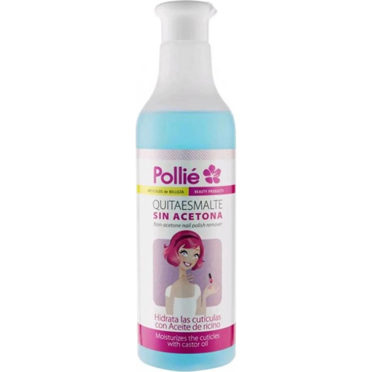 Eurostil Pollie Acetonefri Neglelakfjerner med Ricinusolie 150ml