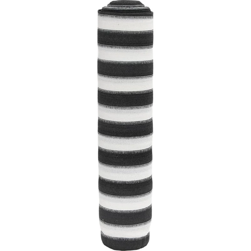 HDPE afskærmning 2x50 m 195 g/m² – antracit/hvid