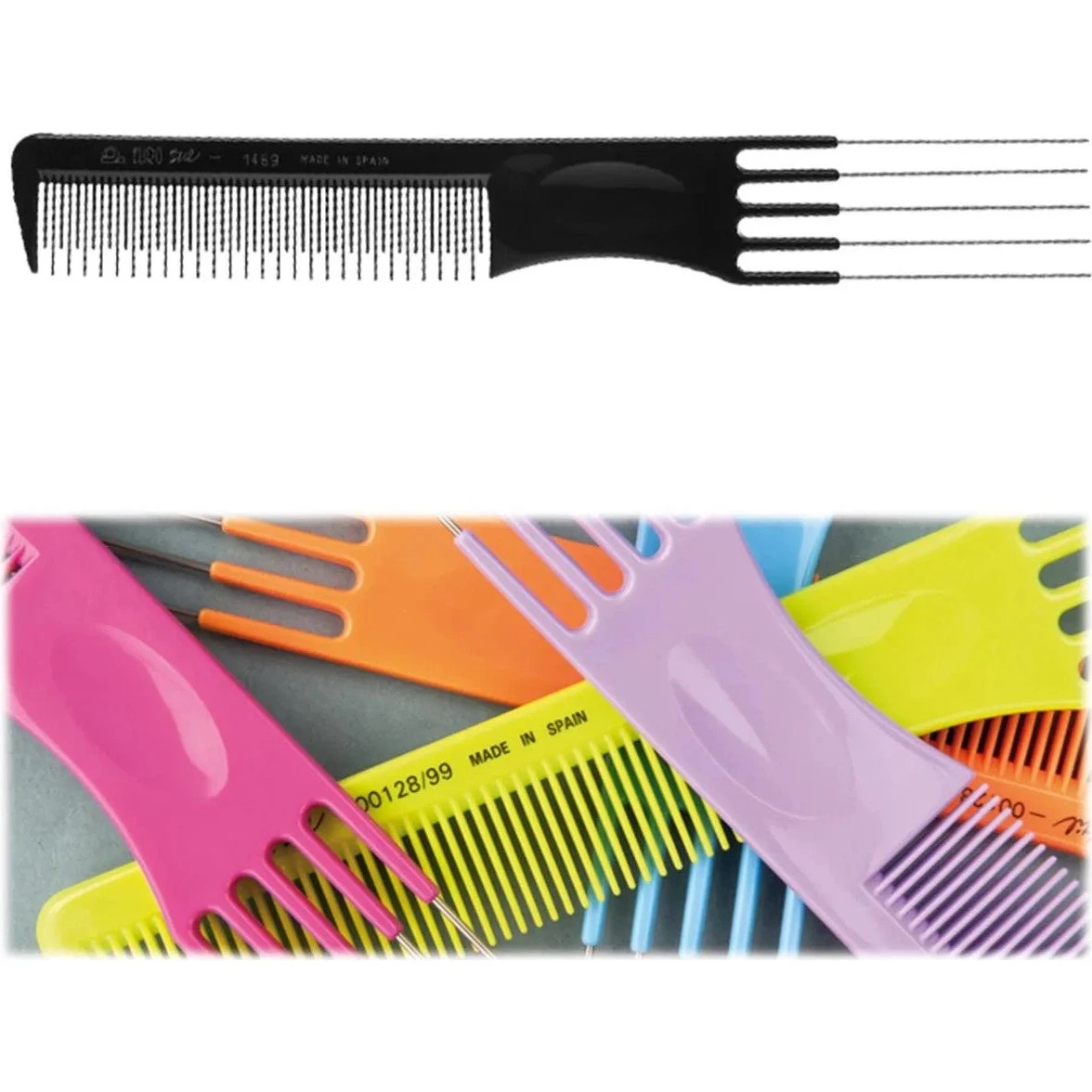 Eurostil Puas Iron Digger Comb Color 19, 5 cm