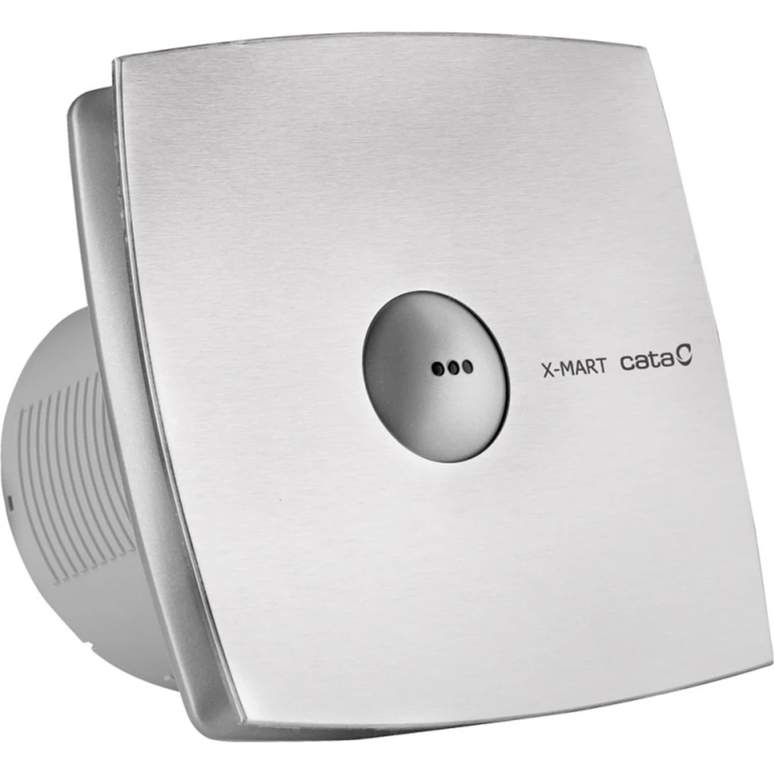 Cata X-Mart 12 Matic Inox Ventilator med Timer (170x170mm)