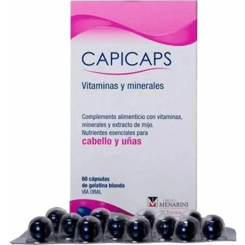 Menarini Capicaps Hår og Negle 60 kapsler