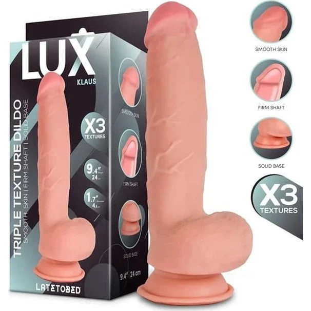 Klaus Triple Density Dildo 24 cm - Realistisk design