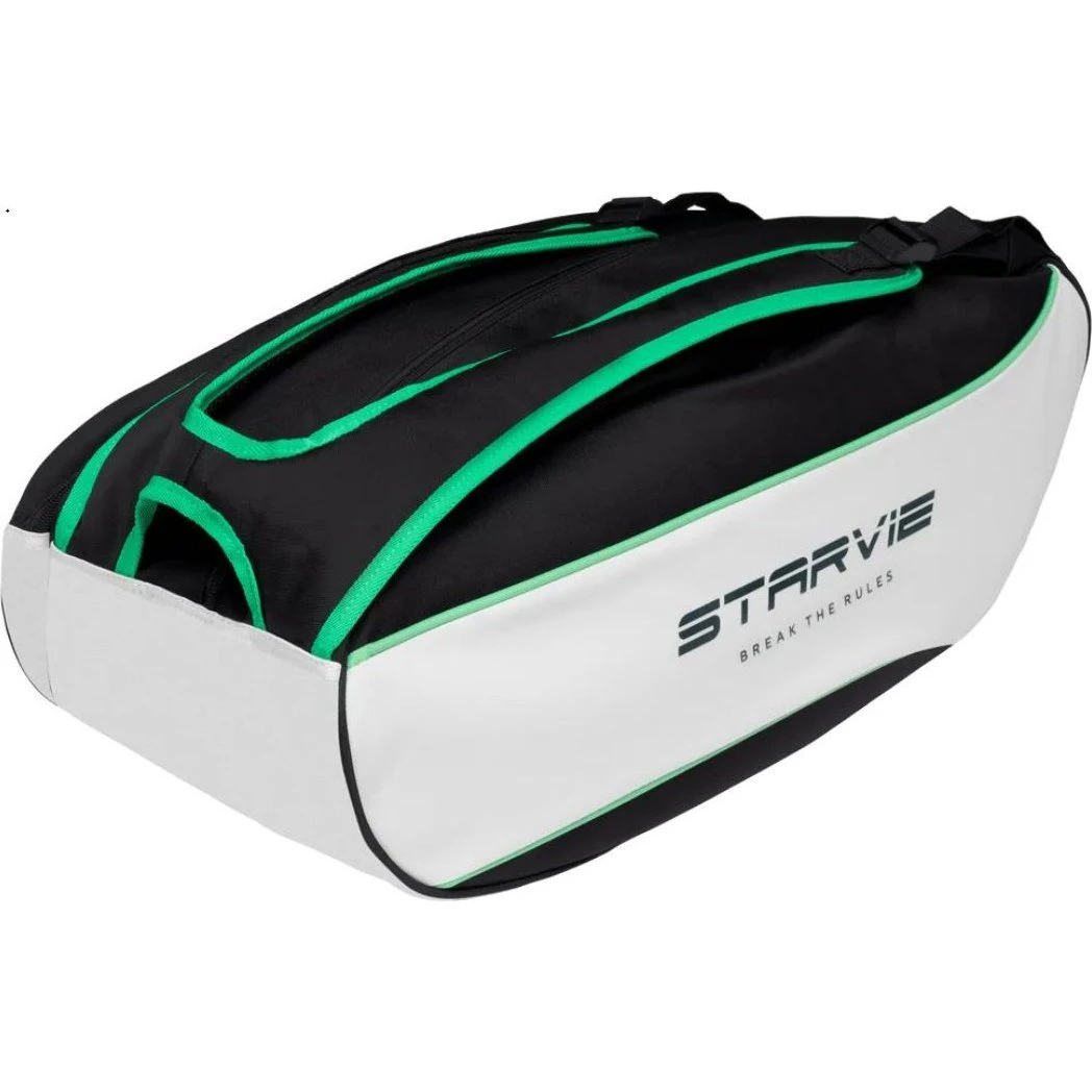 Starvie Star Padeltaske - Sort med grønne detaljer