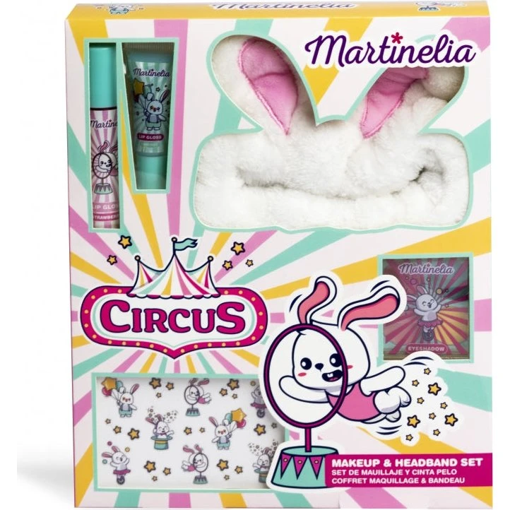 Martinelia Cirkus Makeup og Pandebånd Sæt