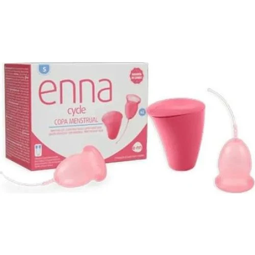 Cyklus Enna Menstruationskop str. S med sterilisator (2 stk.)