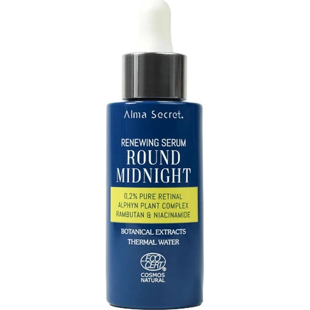 Alma Secret Rundt Midnatsserum med Retinal 0,2% - 30 ml